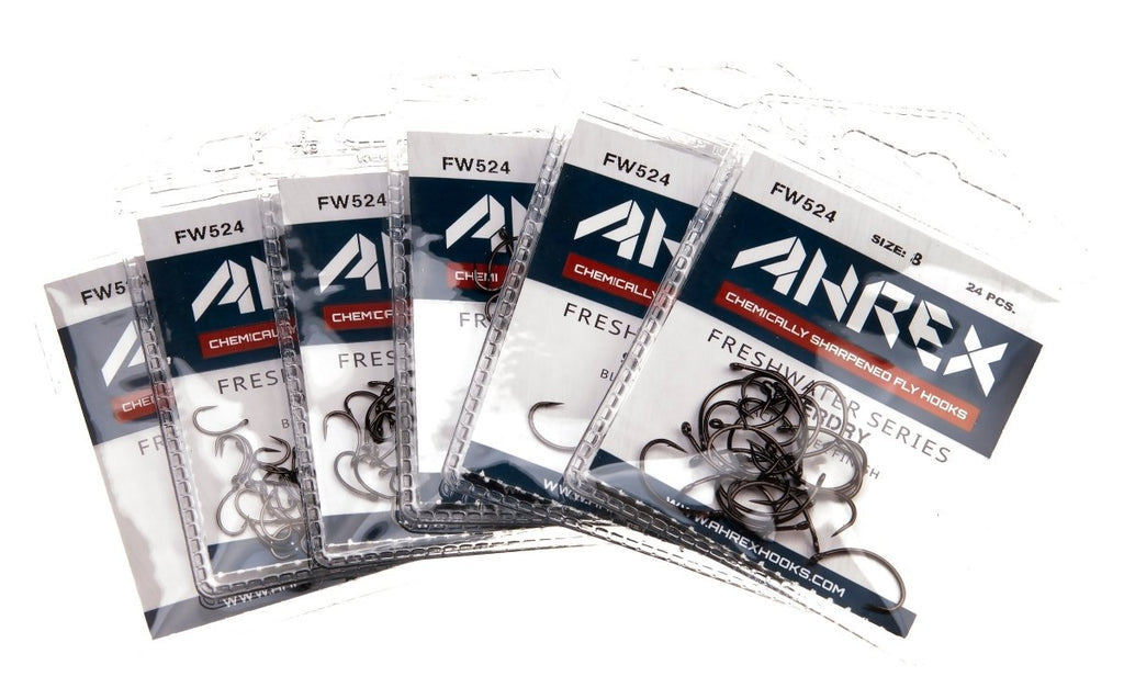 Ahrex FW524 Super Dry Barbed Hook - Spawn Fly Fish - Ahrex Hooks