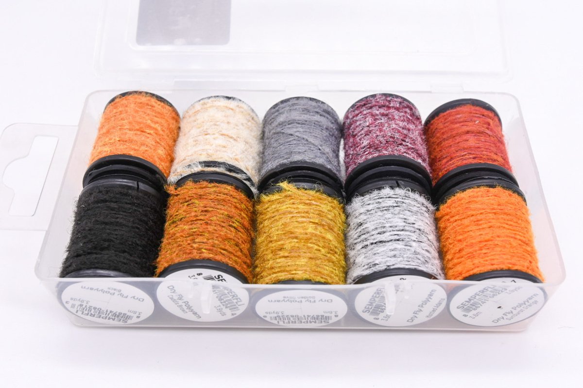 Semperfli Dry Fly Polyyarn Collections - Spawn Fly Fish - Semperfli