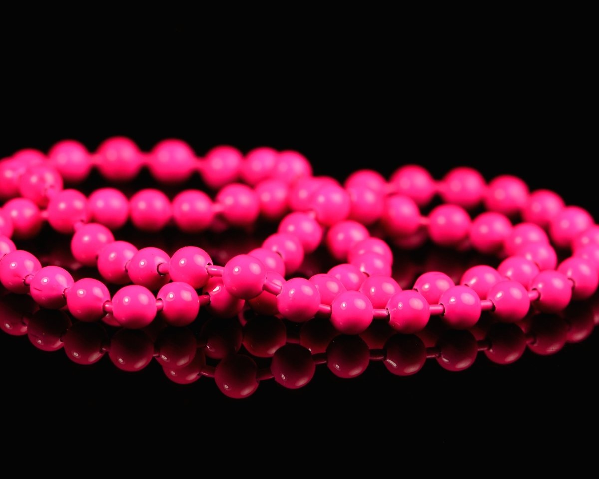 Hareline Fluorescent Bead Chain - Spawn Fly Fish - Hareline Dubbin