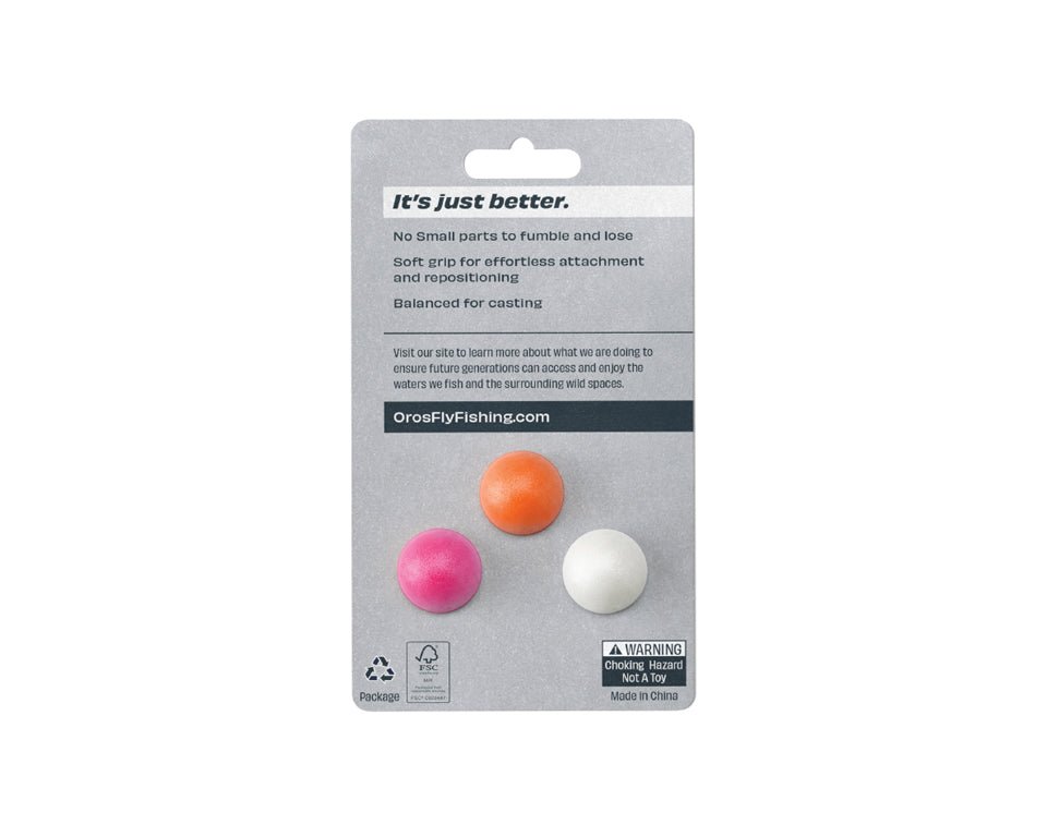 Oros Screw On Strike Indicators - 3 Pack Or Individually Sold - Spawn Fly Fish - Oros