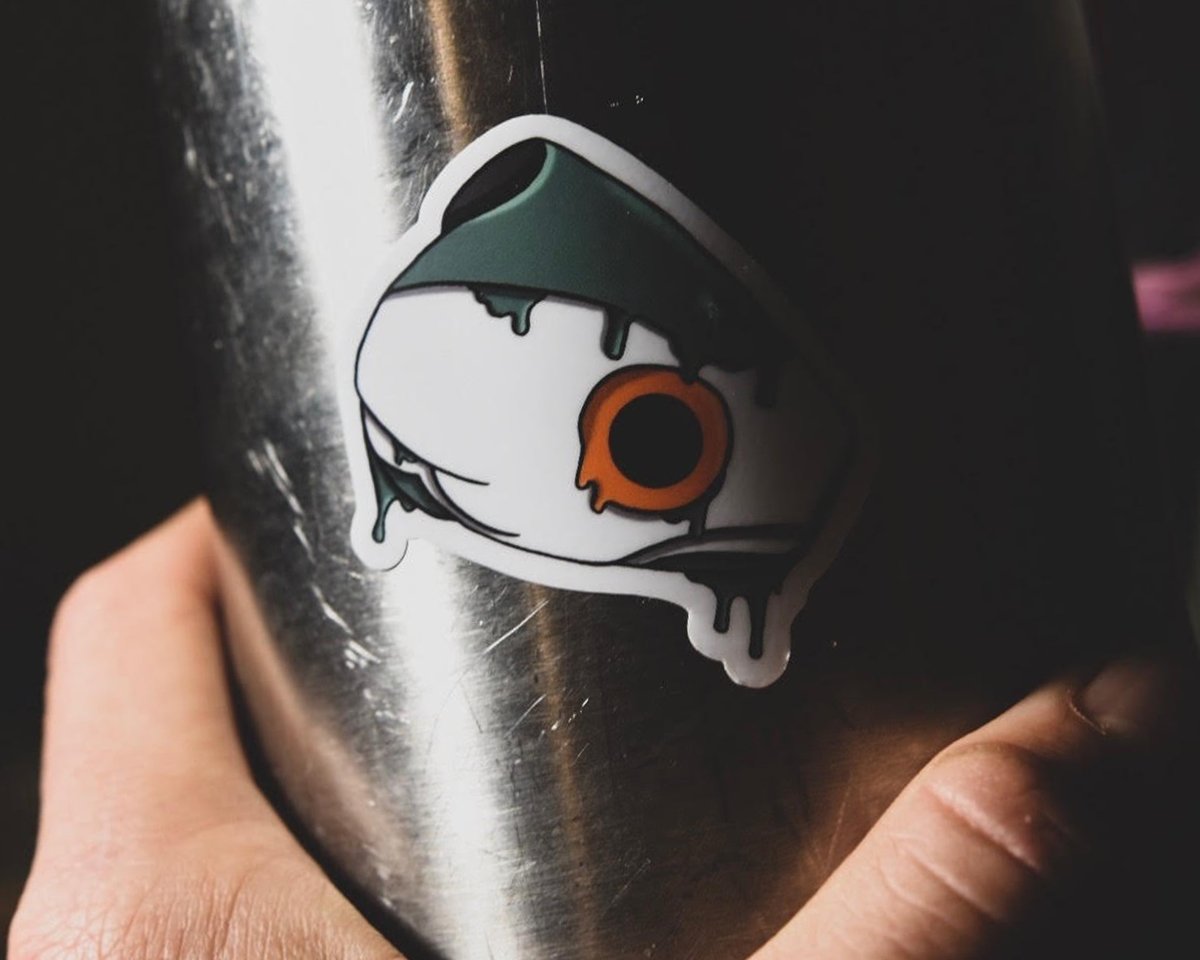 Spawn Dripped Fly Head Stickers - Spawn Fly Fish - Spawn Fly Fish