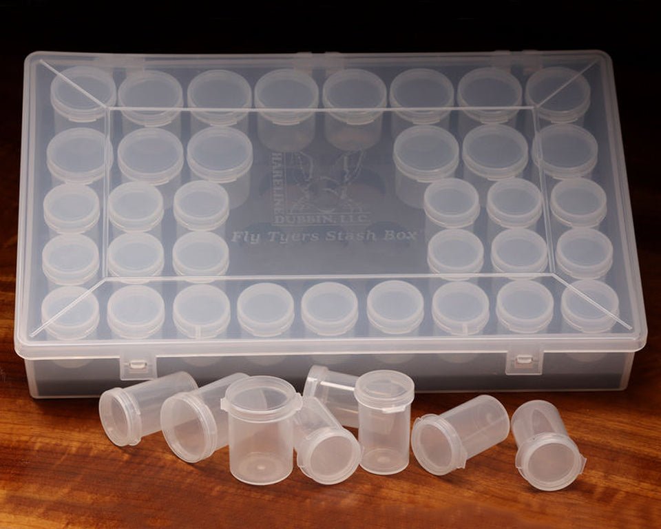 Hareline Fly Tyers 43 Pop Top Stash Box - Spawn Fly Fish - Hareline Dubbin