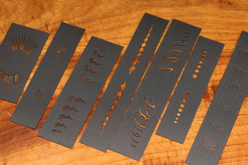 Fly Skinz Kiley's Bait Fish Stencil Kit - Spawn Fly Fish - Fly Skinz