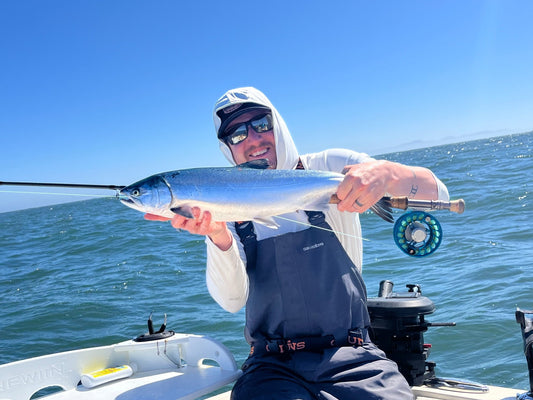 Checking Salmon Fishing Quotas Off the Coast of Washington - Spawn Fly Fish