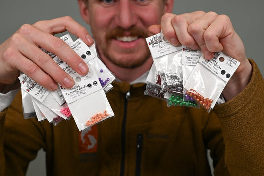 Hareline Slotted Tungsten Beads - EVERY Size and Color - Spawn Fly Fish