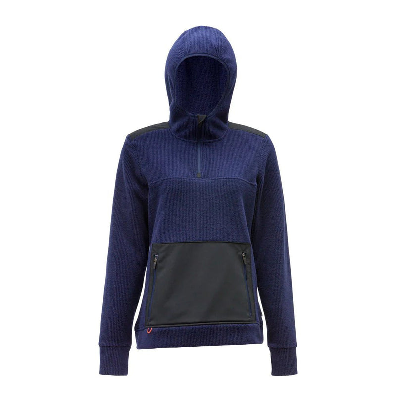 Grunden's Women's Bering Fleece Hoodie - Spawn Fly Fish - Grundens