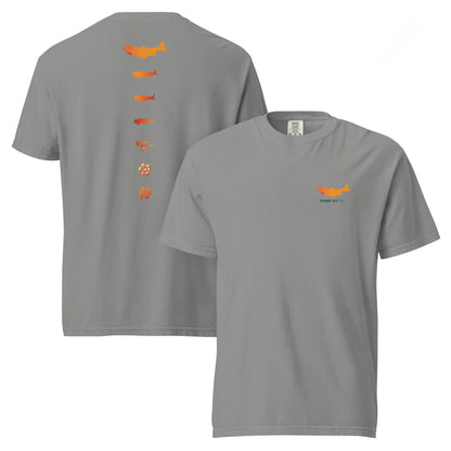 Spawn Lifecycle - Heavyweight T-Shirt - Spawn Fly Fish - Spawn Fly Fish