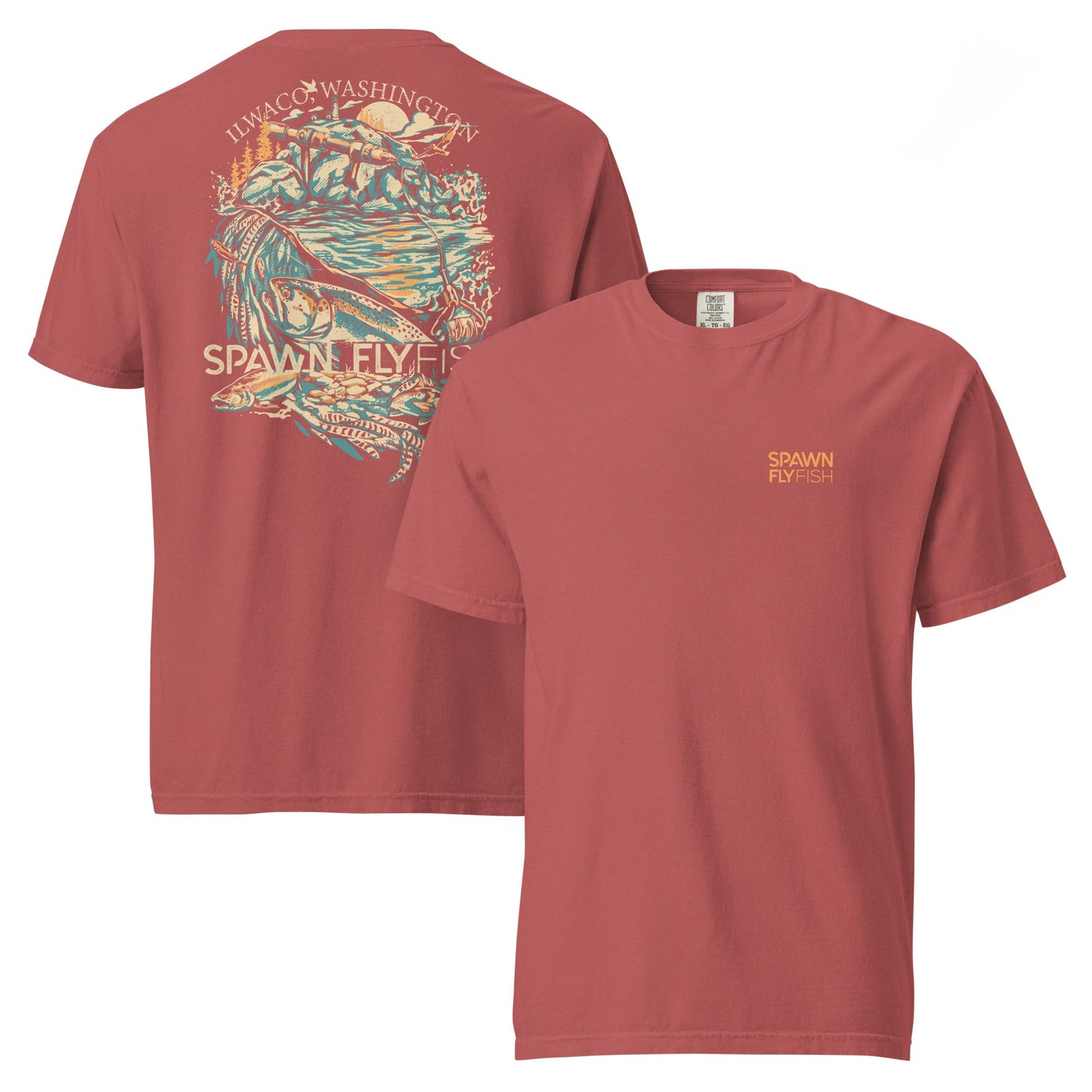 Spawn Heavyweight Ilwaco T-Shirt - Spawn Fly Fish - Spawn Fly Fish