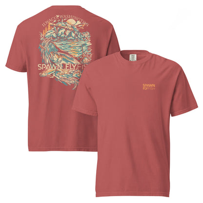 Spawn Heavyweight Ilwaco T-Shirt - Spawn Fly Fish - Spawn Fly Fish