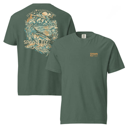 Spawn Heavyweight Ilwaco T-Shirt - Spawn Fly Fish - Spawn Fly Fish