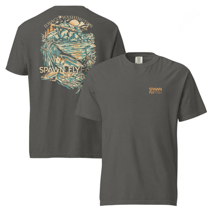 Spawn Heavyweight Ilwaco T-Shirt - Spawn Fly Fish - Spawn Fly Fish