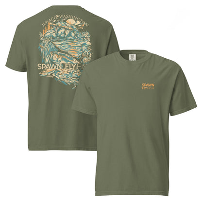 Spawn Heavyweight Ilwaco T-Shirt - Spawn Fly Fish - Spawn Fly Fish