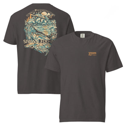 Spawn Heavyweight Ilwaco T-Shirt - Spawn Fly Fish - Spawn Fly Fish