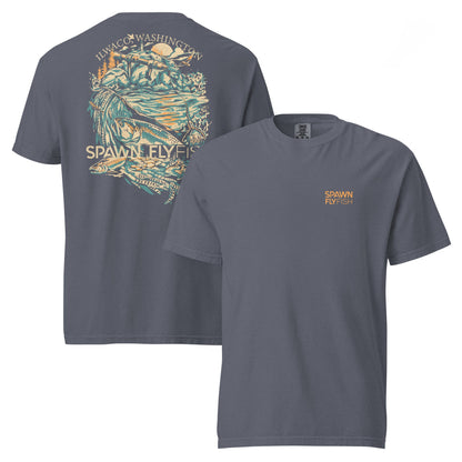 Spawn Heavyweight Ilwaco T-Shirt - Spawn Fly Fish - Spawn Fly Fish