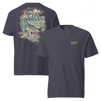 Spawn Heavyweight Ilwaco T-Shirt - Spawn Fly Fish - Spawn Fly Fish