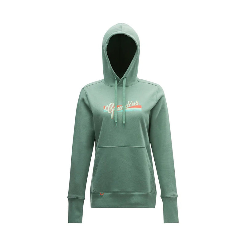 Grundens Women Script Hoodie - Spawn Fly Fish - Grundens