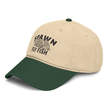 Spawn Garment Washed Baseball Cap - Spawn Fly Fish - Spawn Fly Fish