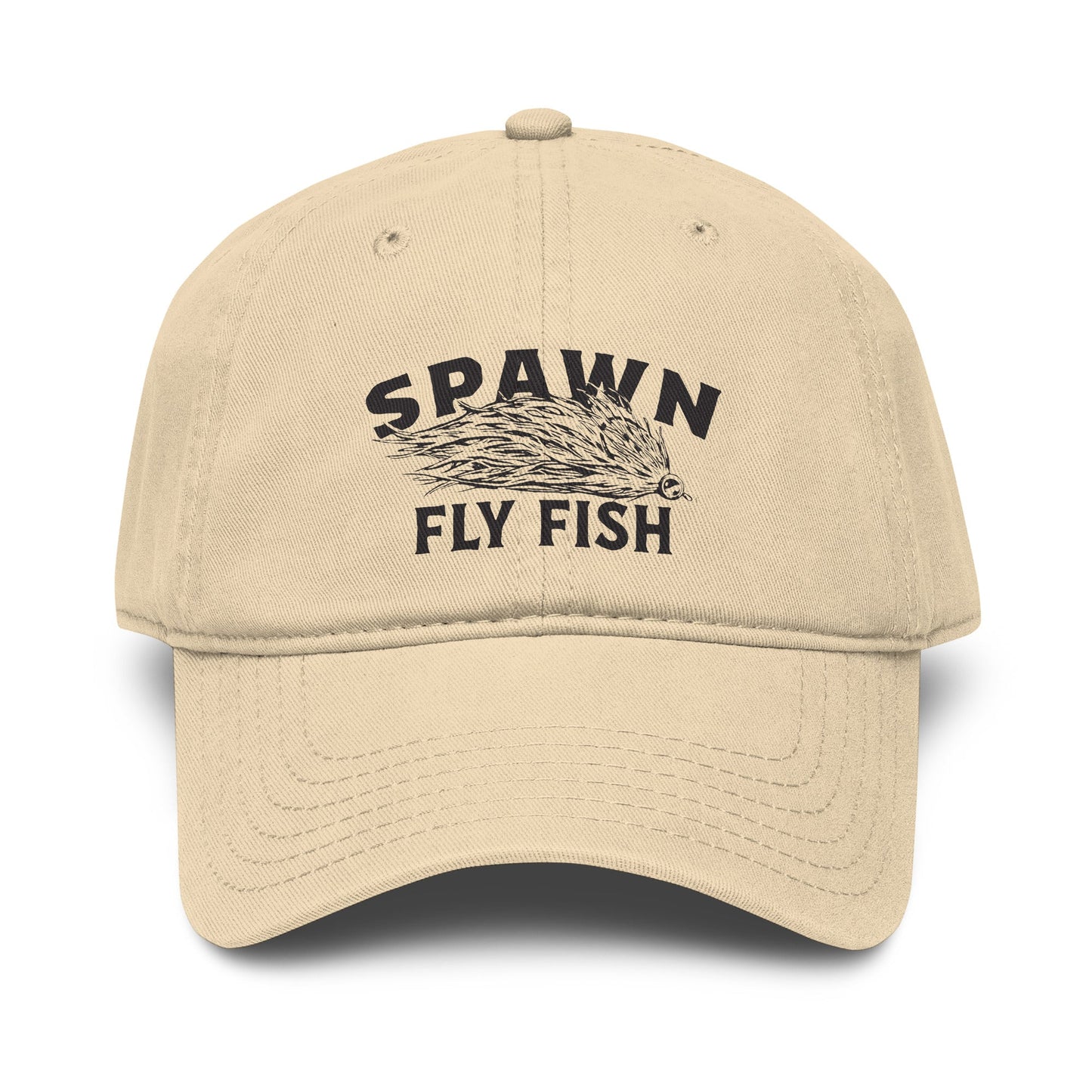 Spawn Garment Washed Baseball Cap - Spawn Fly Fish - Spawn Fly Fish