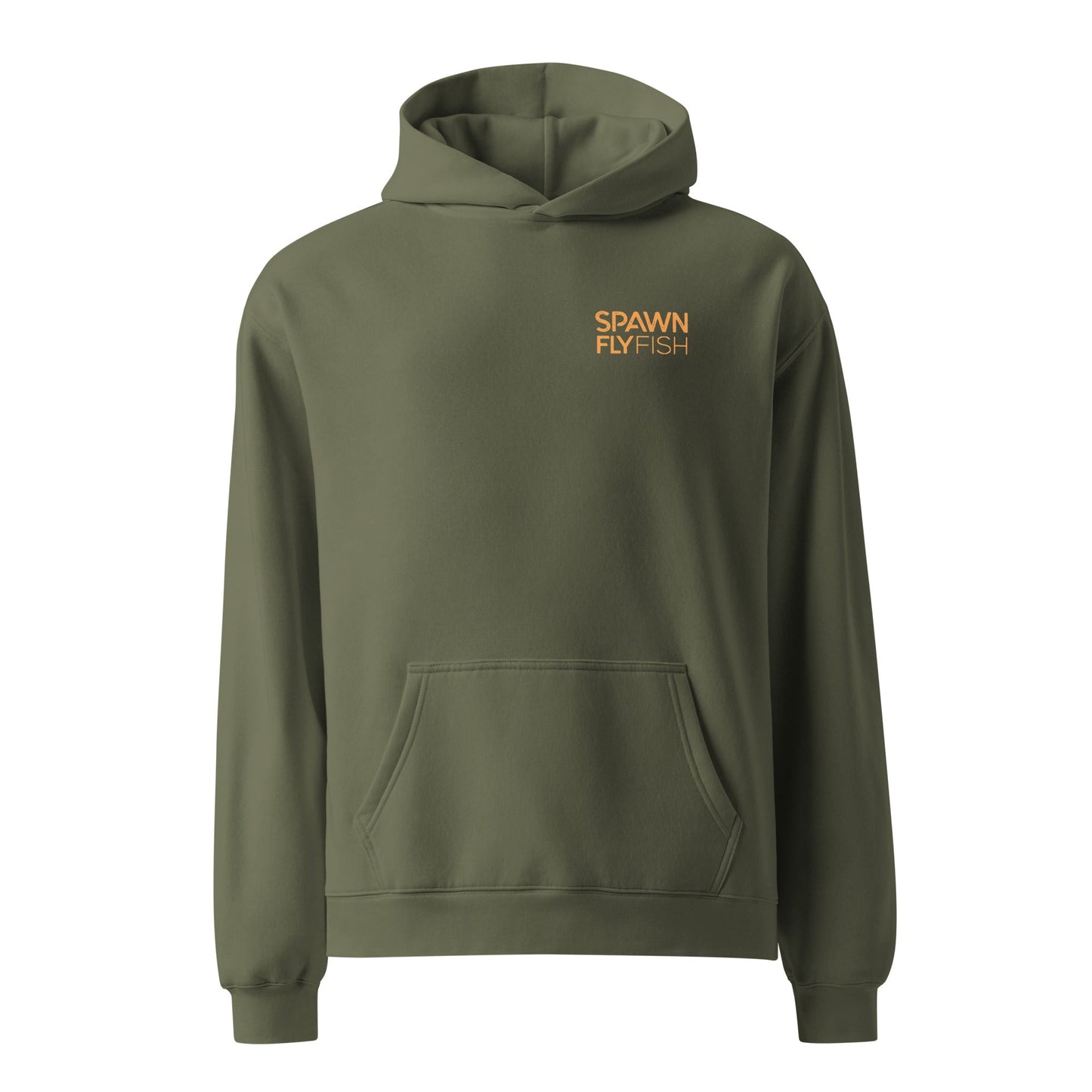 Spawn Unisex oversized hoodie - Spawn Fly Fish - Spawn Fly Fish