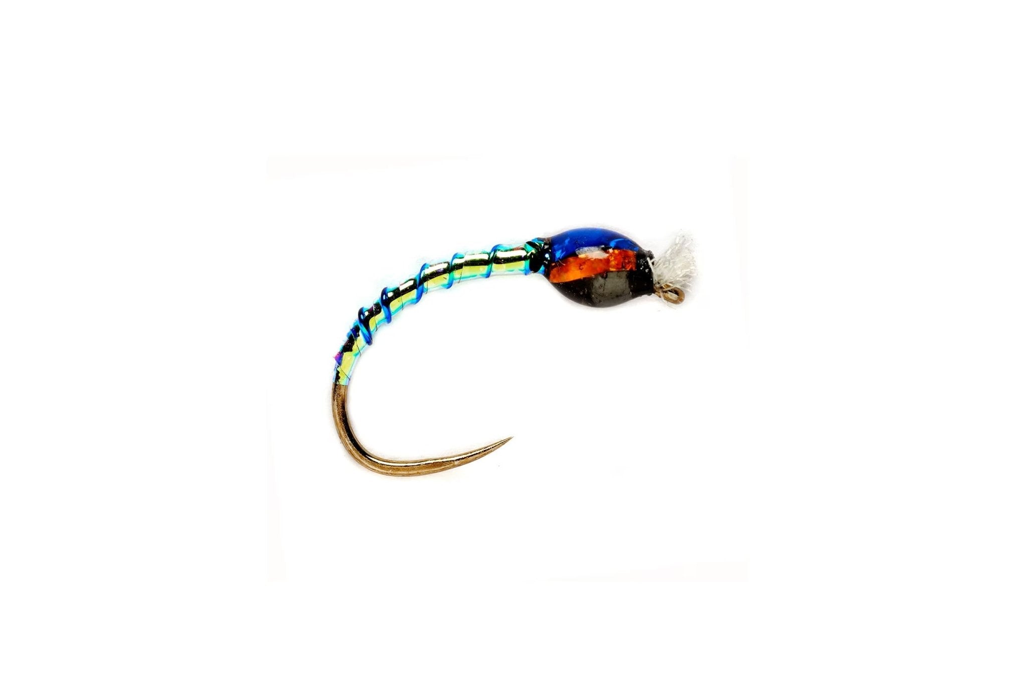 Opal Fly OIL SLICK BUZZER OPAL & RED | Spawn Fly Fish – Spawn Fly Fish