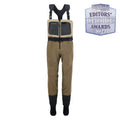 Grundens Gore - Tex Boundary Zip Stockingfoot Wader - Spawn Fly Fish - Grundens