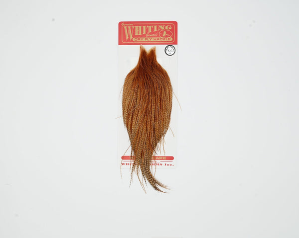 Whiting Farms Dry Fly Hackle - Silver Cape - Spawn Fly Fish - Spawn Fly Fish