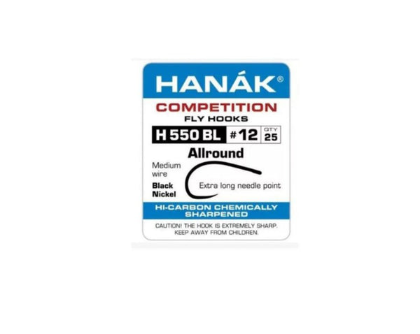 Hanak Competition Hooks - Model 550 - Spawn Fly Fish - Hanak