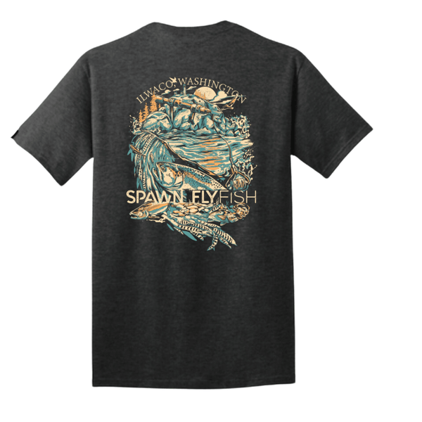 Spawn Ilwaco T-Shirt - Spawn Fly Fish - Spawn Fly Fish