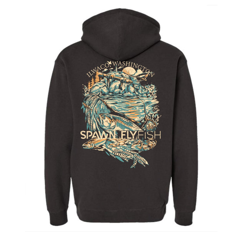 Spawn Ilwaco Hoodie - Spawn Fly Fish - Spawn Fly Fish