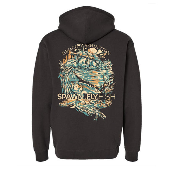 Spawn Ilwaco Hoodie - Spawn Fly Fish - Spawn Fly Fish