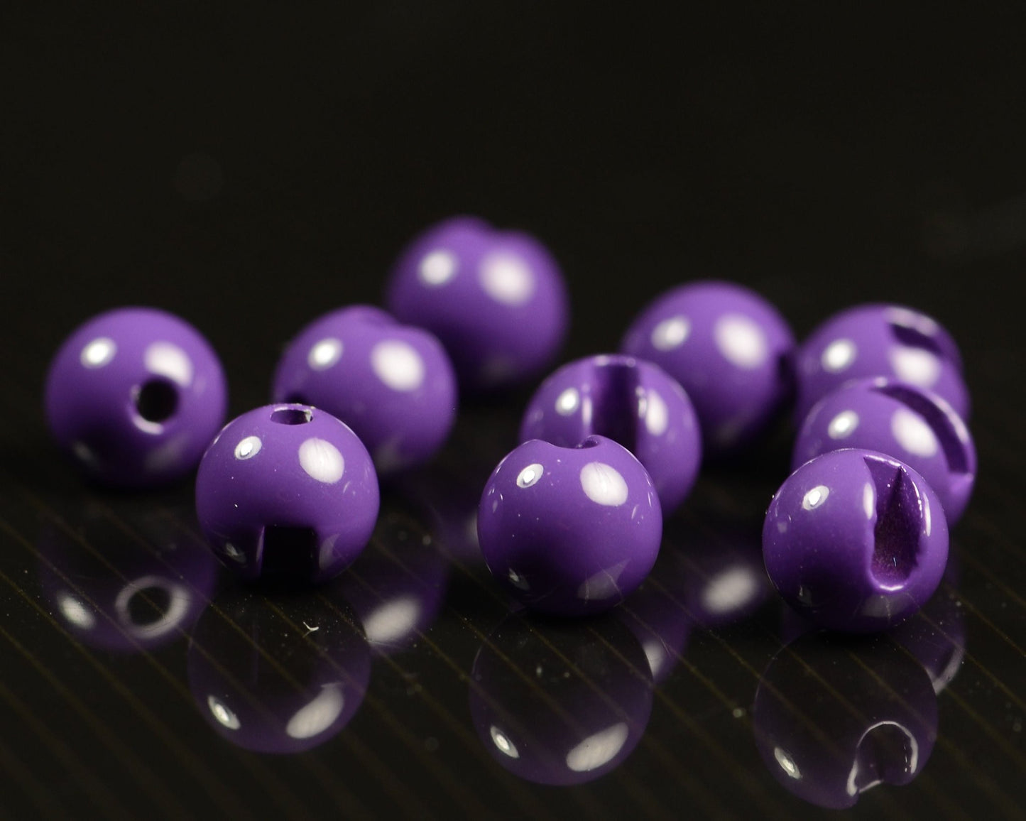 Spawn's Super Tungsten Slotted Beads - Spawn Fly Fish - Hareline Dubbin