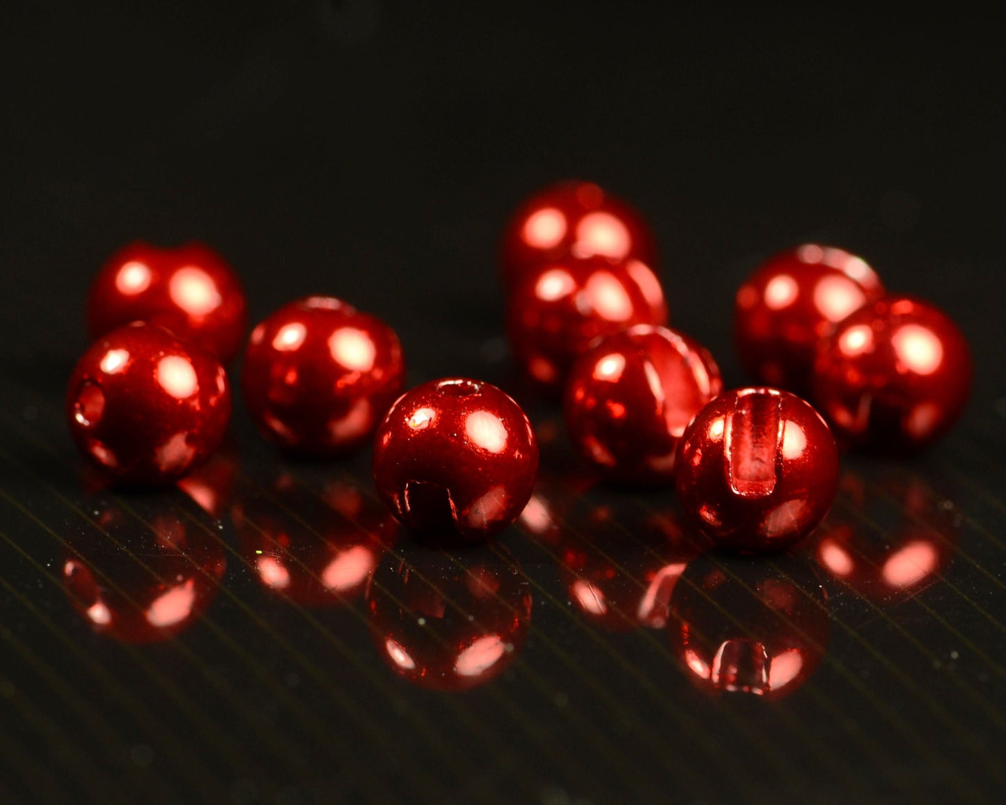 Spawn's Super Tungsten Slotted Beads - Spawn Fly Fish - Hareline Dubbin