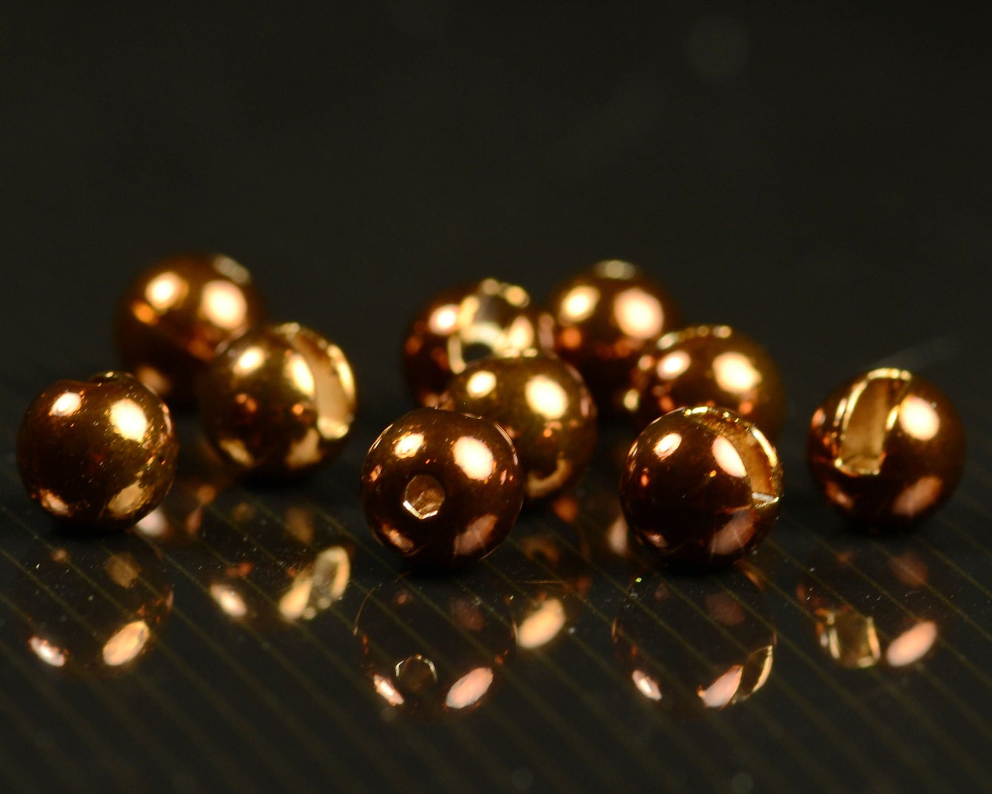 Spawn's Super Tungsten Slotted Beads - Spawn Fly Fish - Hareline Dubbin