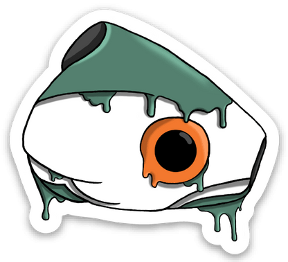 Spawn Dripped Fly Head Stickers - Spawn Fly Fish - Spawn Fly Fish