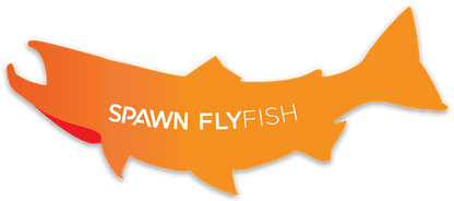 Spawn Fish Logo Stickers - Spawn Fly Fish - Spawn Fly Fish