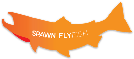 Spawn Fish Logo Stickers - Spawn Fly Fish - Spawn Fly Fish
