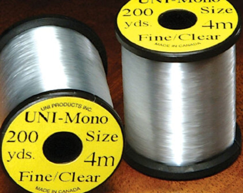 Uni Clear Mono 3/0 Thread - Spawn Fly Fish - Hareline Dubbin
