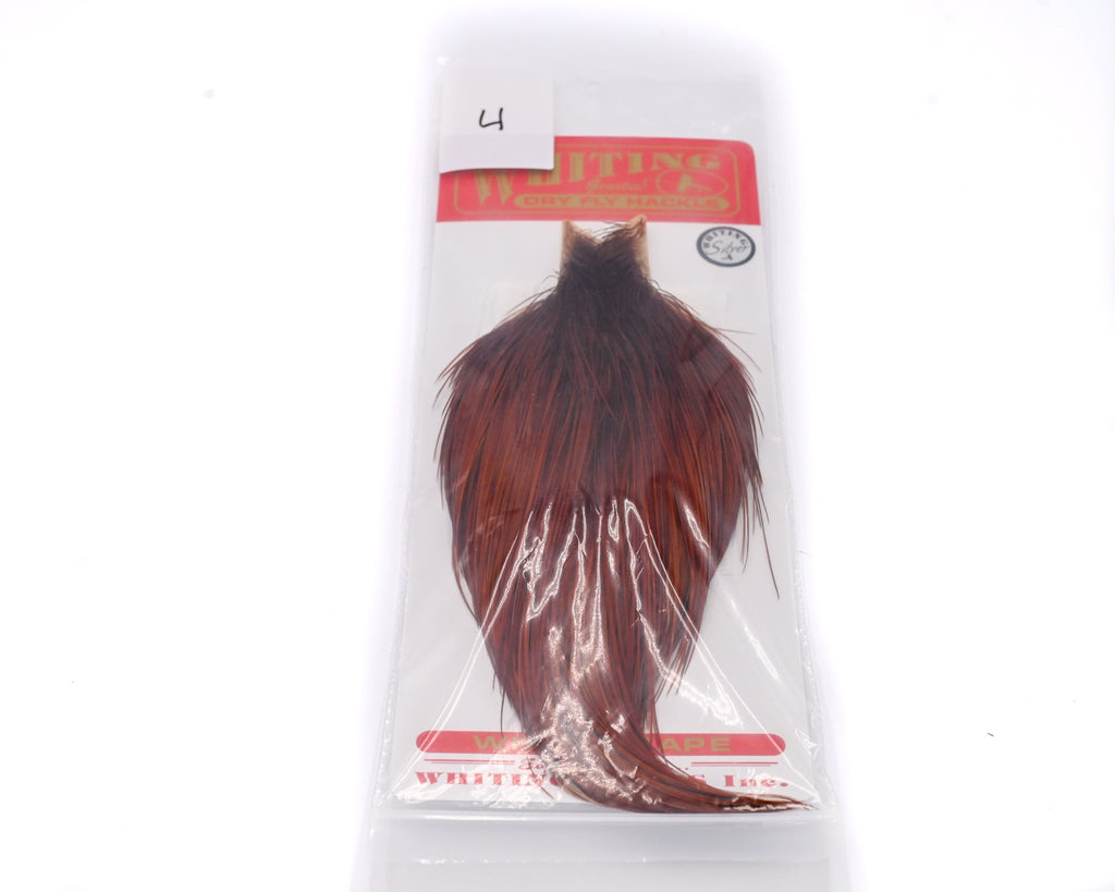 Whiting Farms Dry Fly Hackle - Silver Cape - Spawn Fly Fish - Spawn Fly Fish