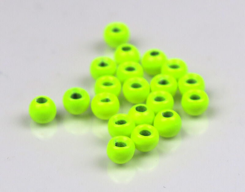 Hareline Fluorescent Plummeting Tungsten Beads - Spawn Fly Fish - Hareline Dubbin