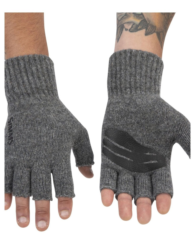 Simms Wool Half Finger Mitts - Spawn Fly Fish - Simms