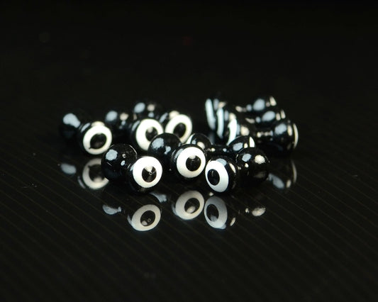 Hareline Double Pupil Lead Eyes - Spawn Fly Fish - Hareline Dubbin