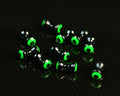 Hareline Double Pupil Lead Eyes - Spawn Fly Fish - Hareline Dubbin