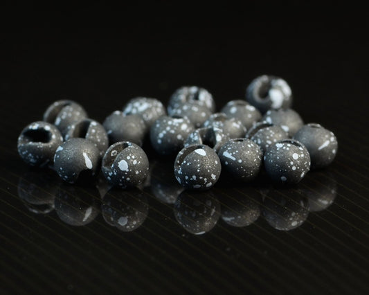 Hareline Mottled Tactical Slotted Tungsten Beads - Spawn Fly Fish - Hareline Dubbin