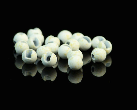 Hareline Mottled Tactical Slotted Tungsten Beads - Spawn Fly Fish - Hareline Dubbin