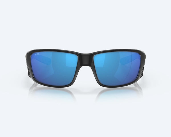 Costa Del Mar Tuna Alley Pro Sunglasses, Matte Black / Blue Mirror