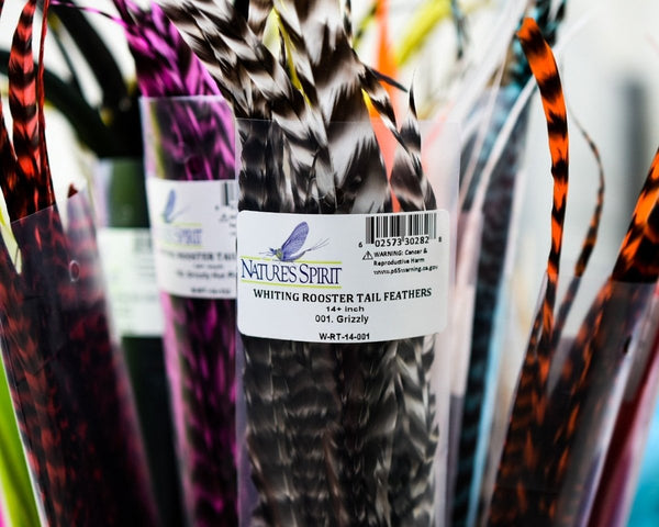 Whiting Farms Rooster Tail Feathers - Spawn Fly Fish - Whiting Farms