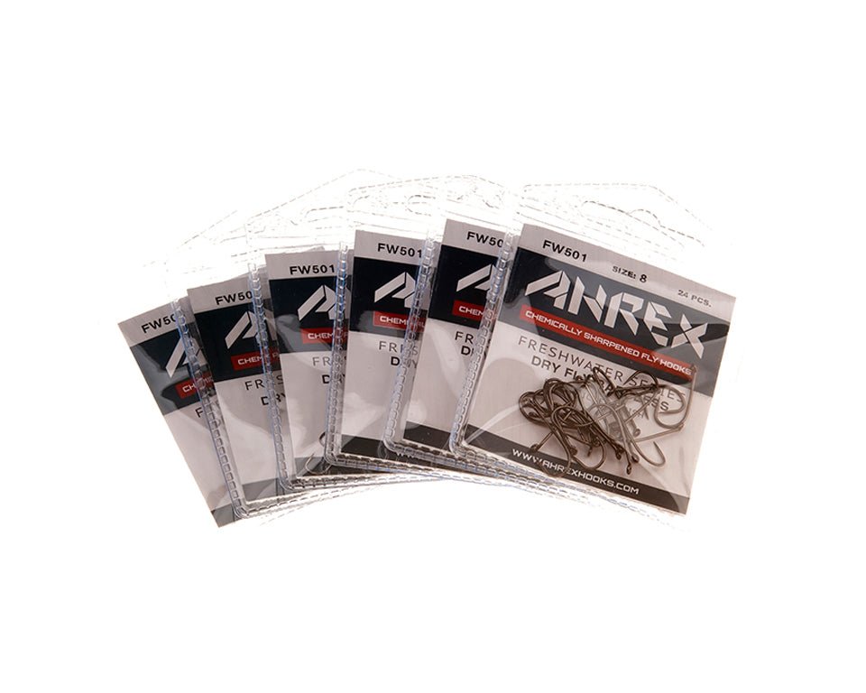 Ahrex FW501 Dry Fly Traditional Barbless Hook - Spawn Fly Fish - Ahrex Hooks