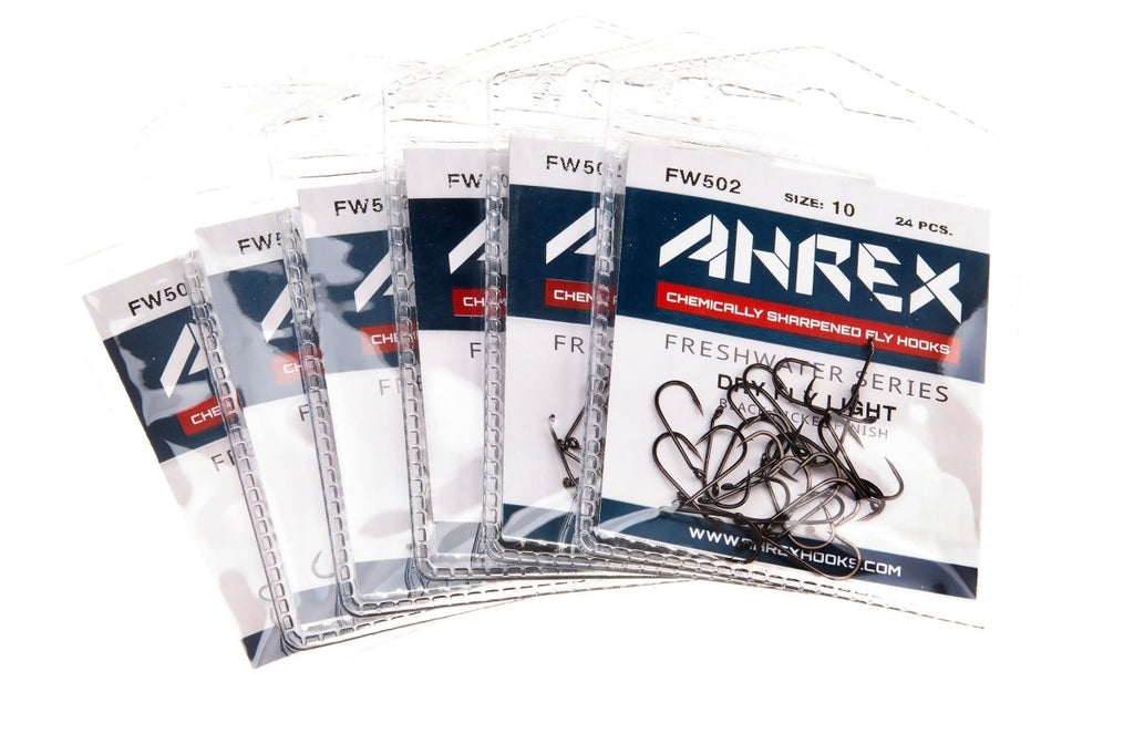 Ahrex FW502 Dry Fly Light Barbed Hook - Spawn Fly Fish - Ahrex Hooks