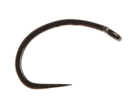 Ahrex FW525 Super Dry Barbless Fly Tying Hooks - Emerger - 24 Pack - Black Nickel (Sizes 8-18)