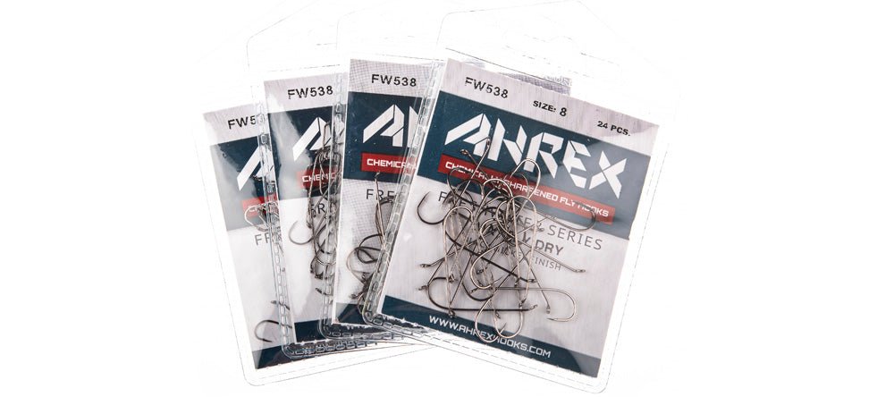Ahrex AFW538 Long Shank Mayfly Dry Fly Hooks - Spawn Fly Fish - Ahrex Hooks
